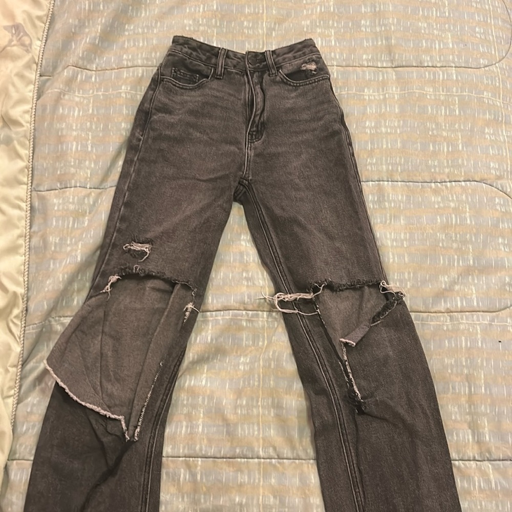 pacsun black ripped 90’s boyfriend jeans